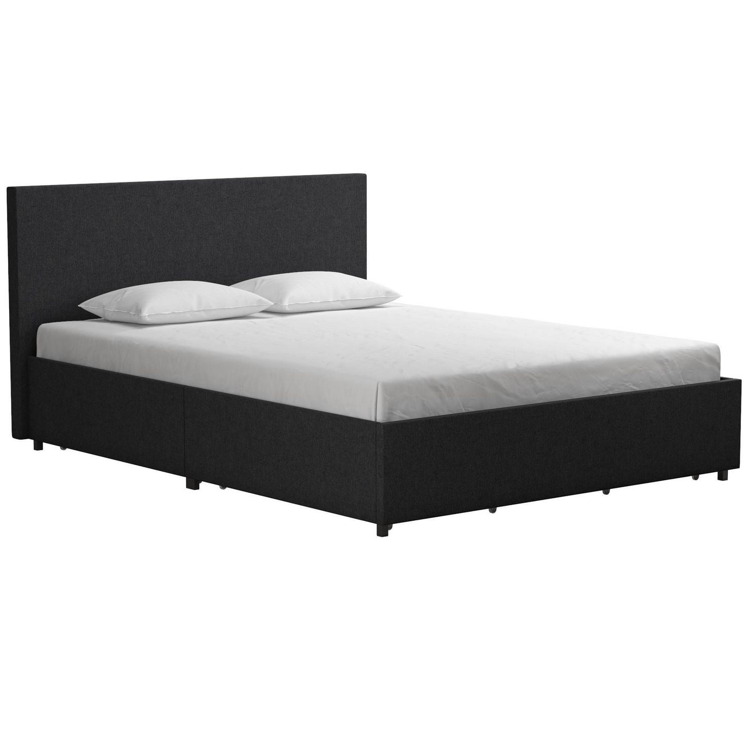 Novogratz kelly upholstered bed with storage stores discount