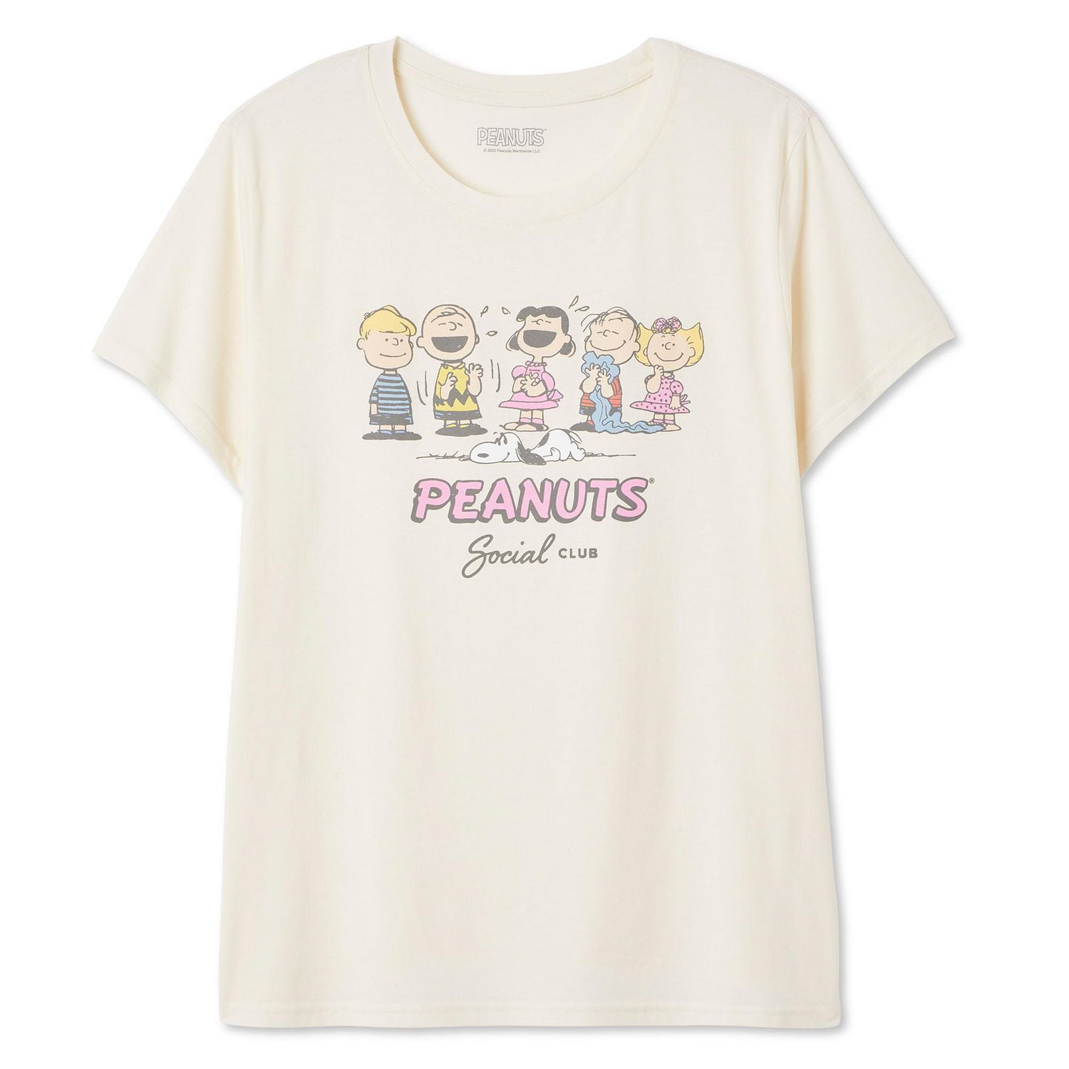 Peanuts Women's Plus Snoopy and Friends Tee