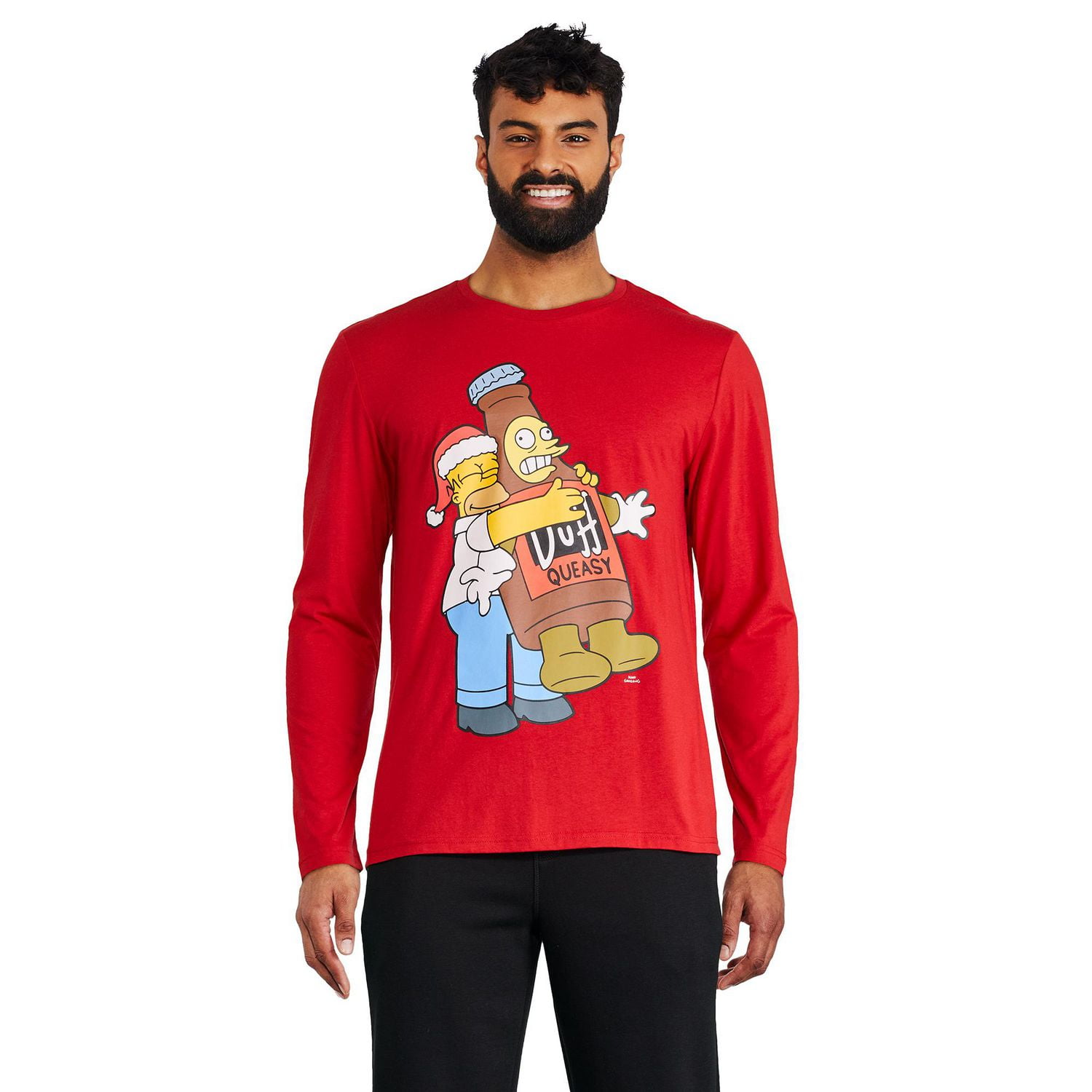 The Simpsons Men's Long Sleeve Popover, Sizes S-XL