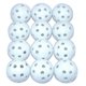 24 Balles de golf blanche de pratique avec des trous – image 1 sur 1