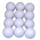 24 Balles de golf white de pratique solide – image 1 sur 1
