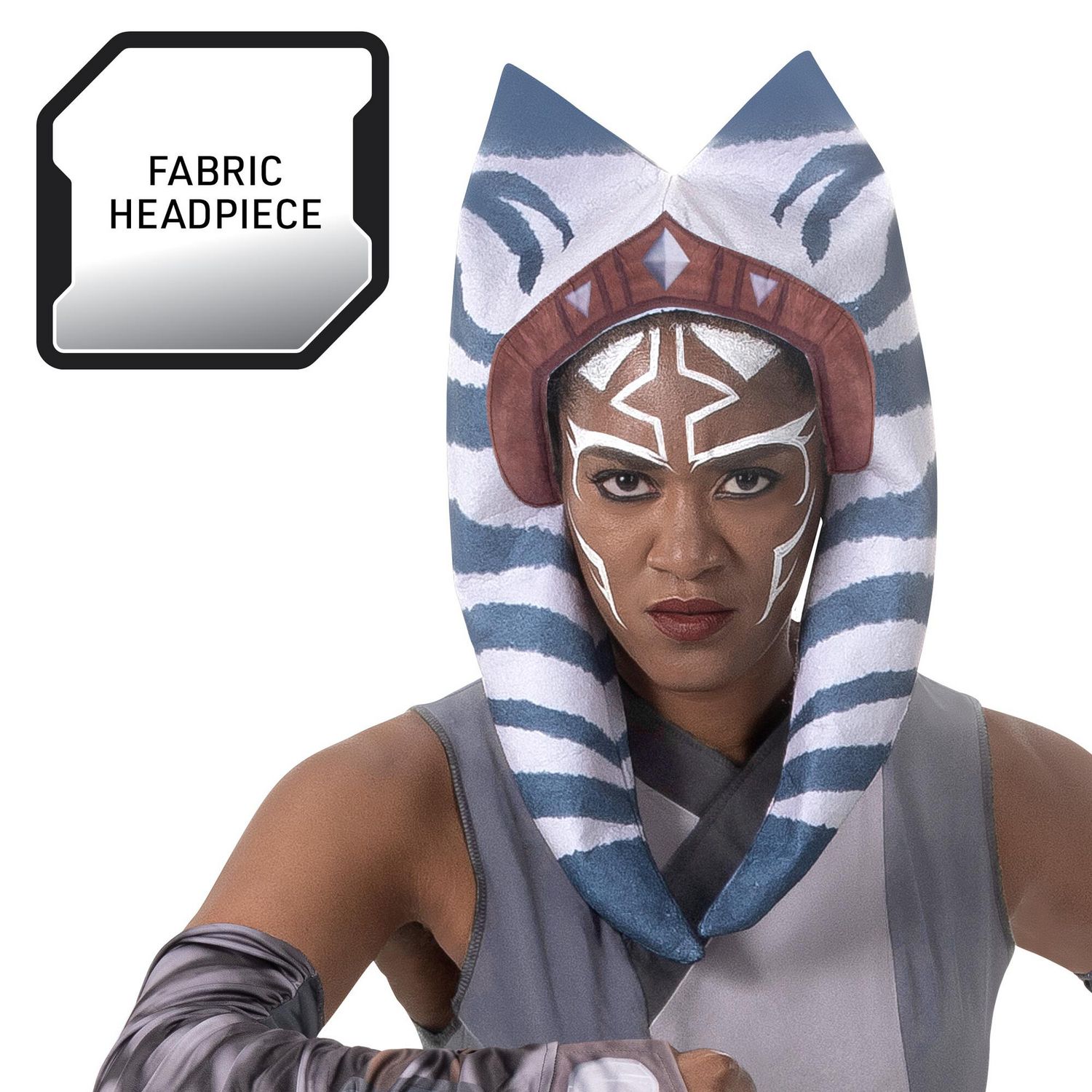 STAR WARS AHSOKA TANO COSTUME (ADULT) - Poly Jersey Jumpsuit with