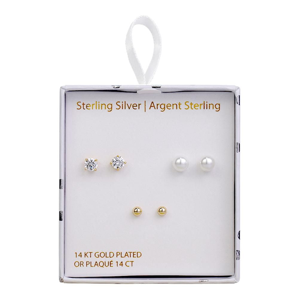 Luxury Designs Set of 3 Studs