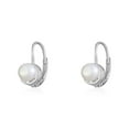 thumbnail image 1 of Luxury Designs Boucles d'oreilles dormeuses en perles en argent sterling, 1 of 2
