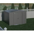thumbnail image 1 of Arrow Classic Steel Storage Shed, 8x8, Charcoal, 1 of 9