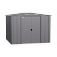 thumbnail image 2 of Arrow Classic Steel Storage Shed, 8x8, Charcoal, 2 of 9