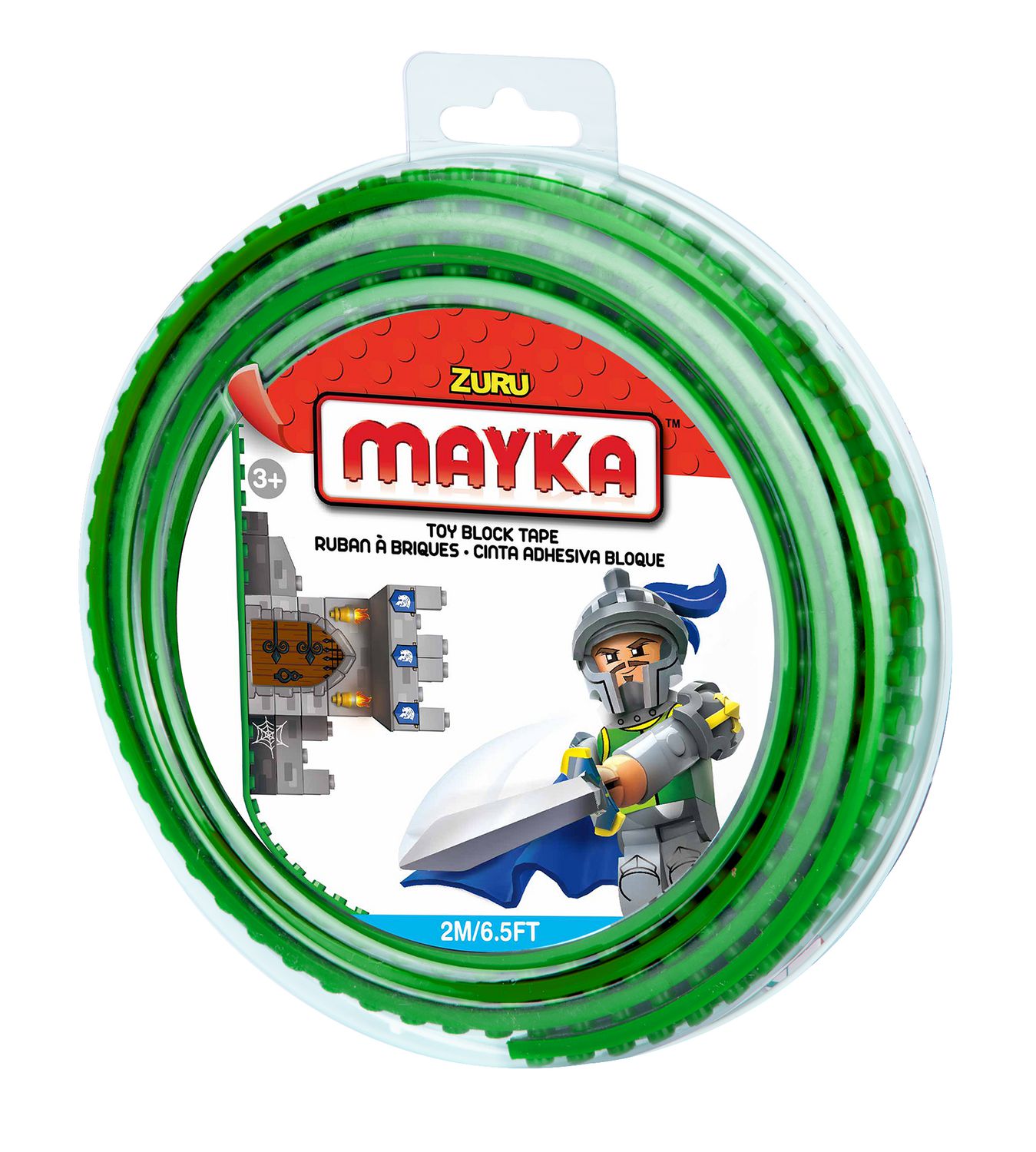 Details about   Mayka Toy Block Tape 2M 6.5 Feet Long by 2 Studs Wide BLACK Zuru NEW 