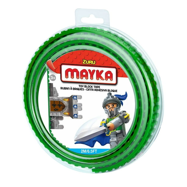 Ruban pour blocs MAYKA, pour blocs de deux rangées, vert