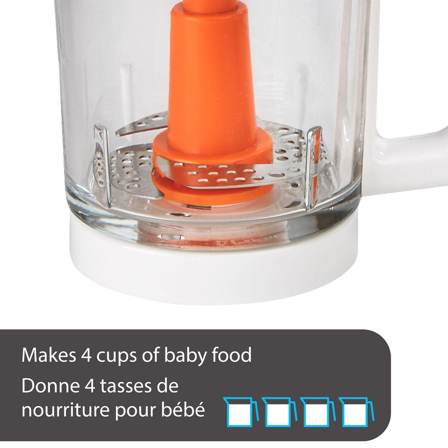 Baby Brezza Glass One Step Baby Food Maker 3 in 1 Functionality White Walmart