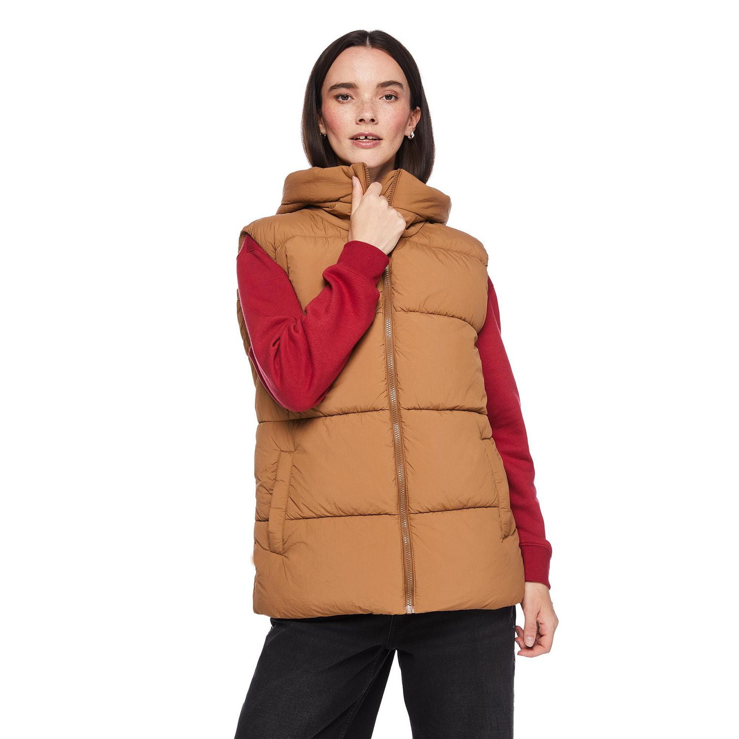 George Women's Puffer Vest, Sizes XS-XXL