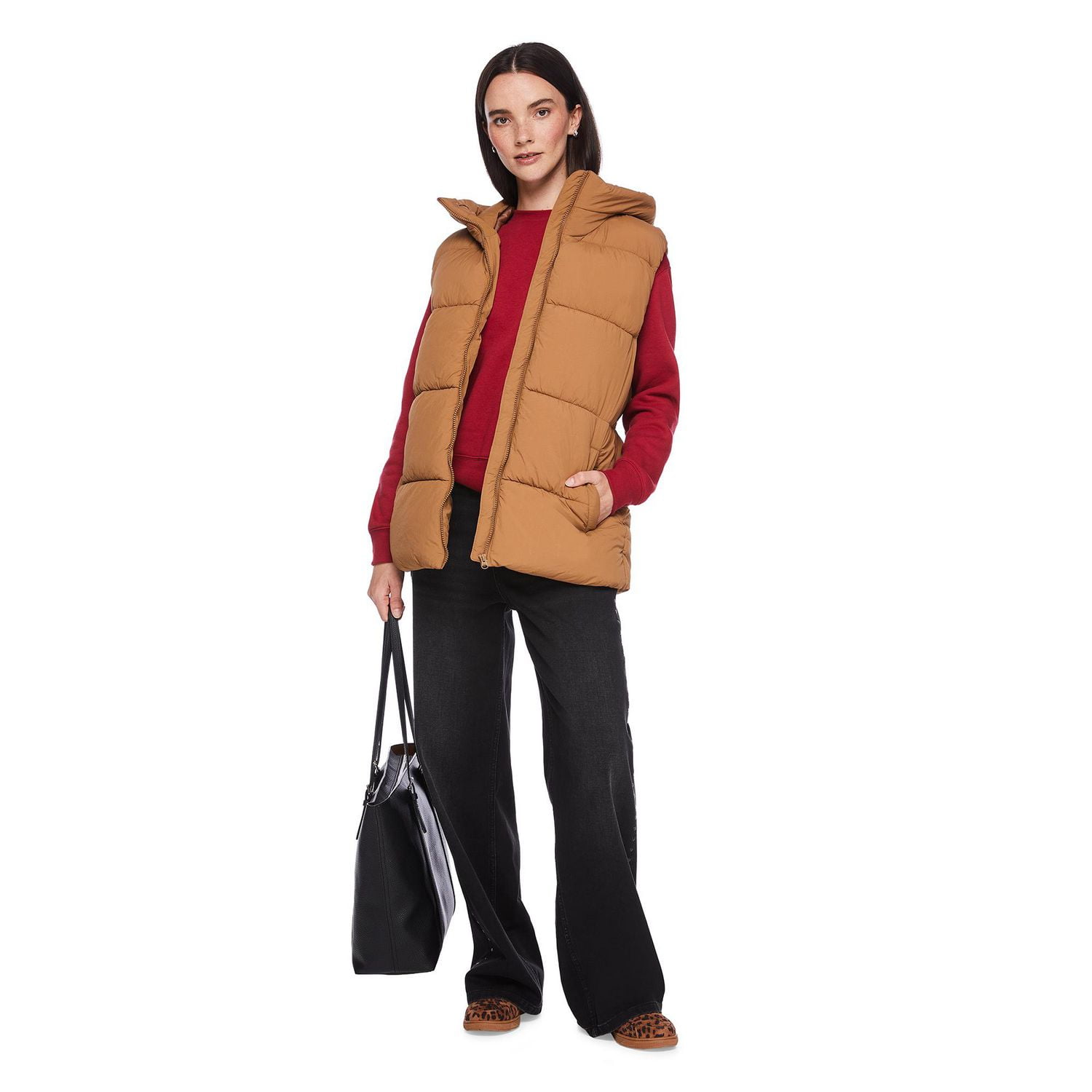 George Women's Puffer Vest, Sizes XS-XXL