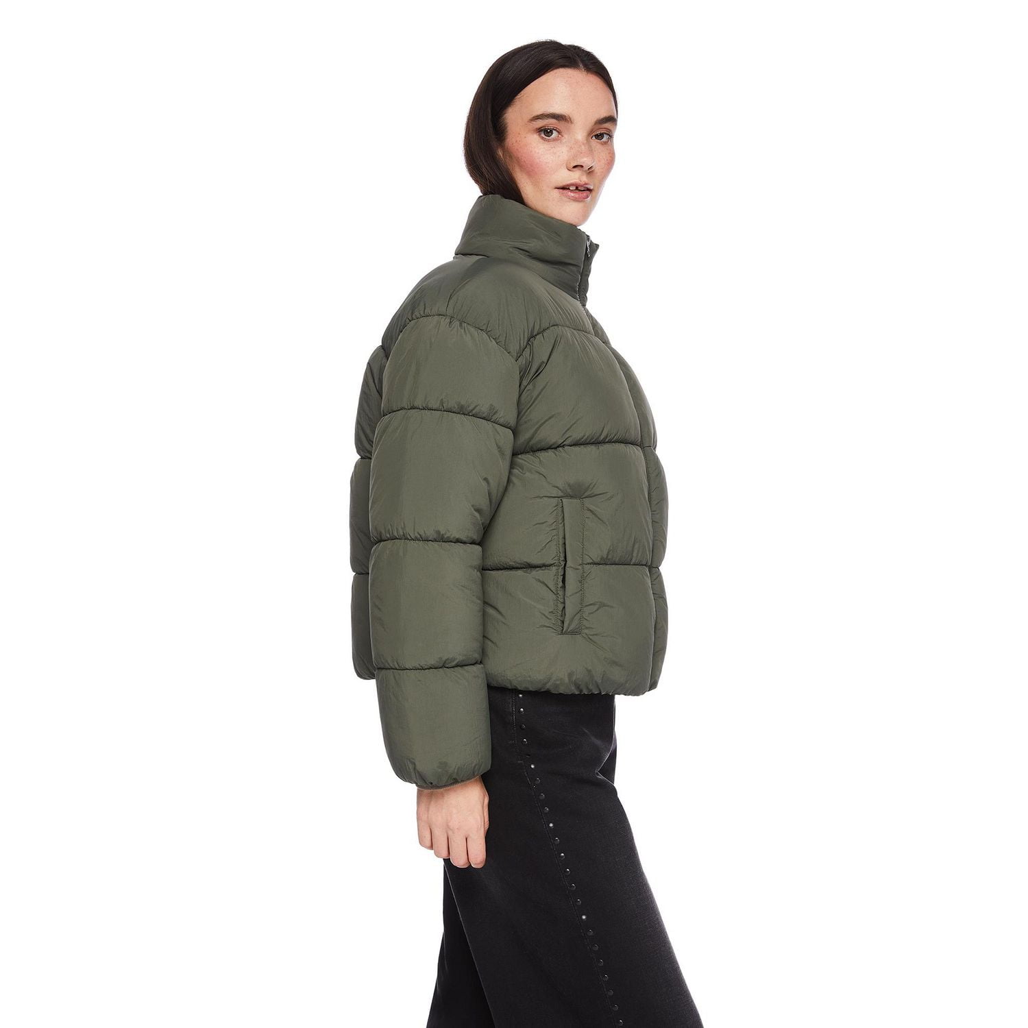 George Women's Short Puffer Jacket, Sizes XS-XXL