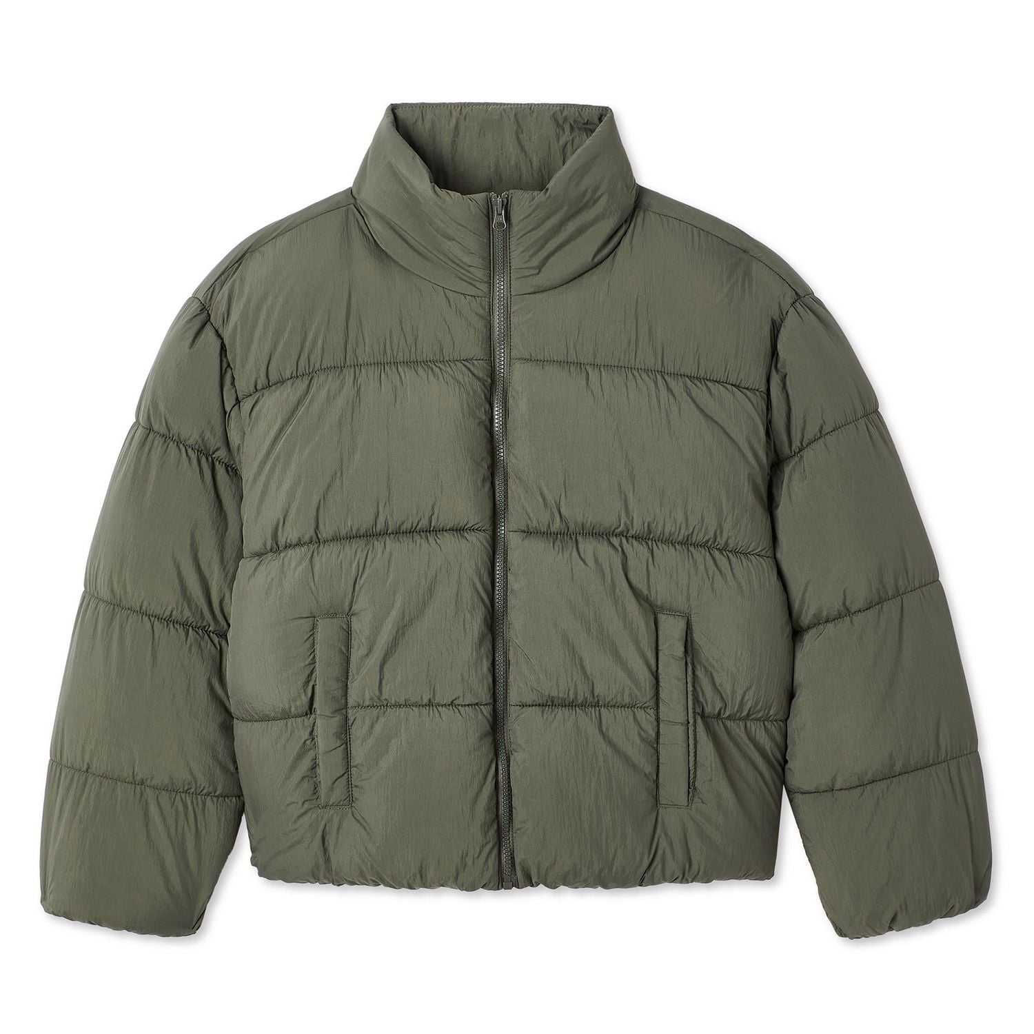 George Women's Short Puffer Jacket, Sizes XS-XXL