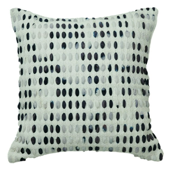 Ivory Park Ribbons Purple Decorative Throw Cushion