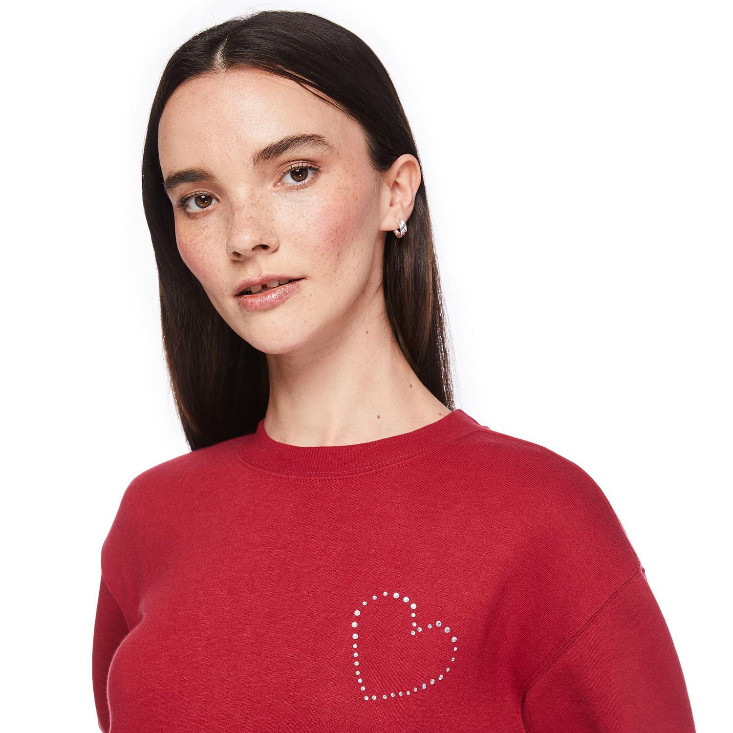 Chandail à encolure ras du cou George pour femmes Tailles TP–TTG