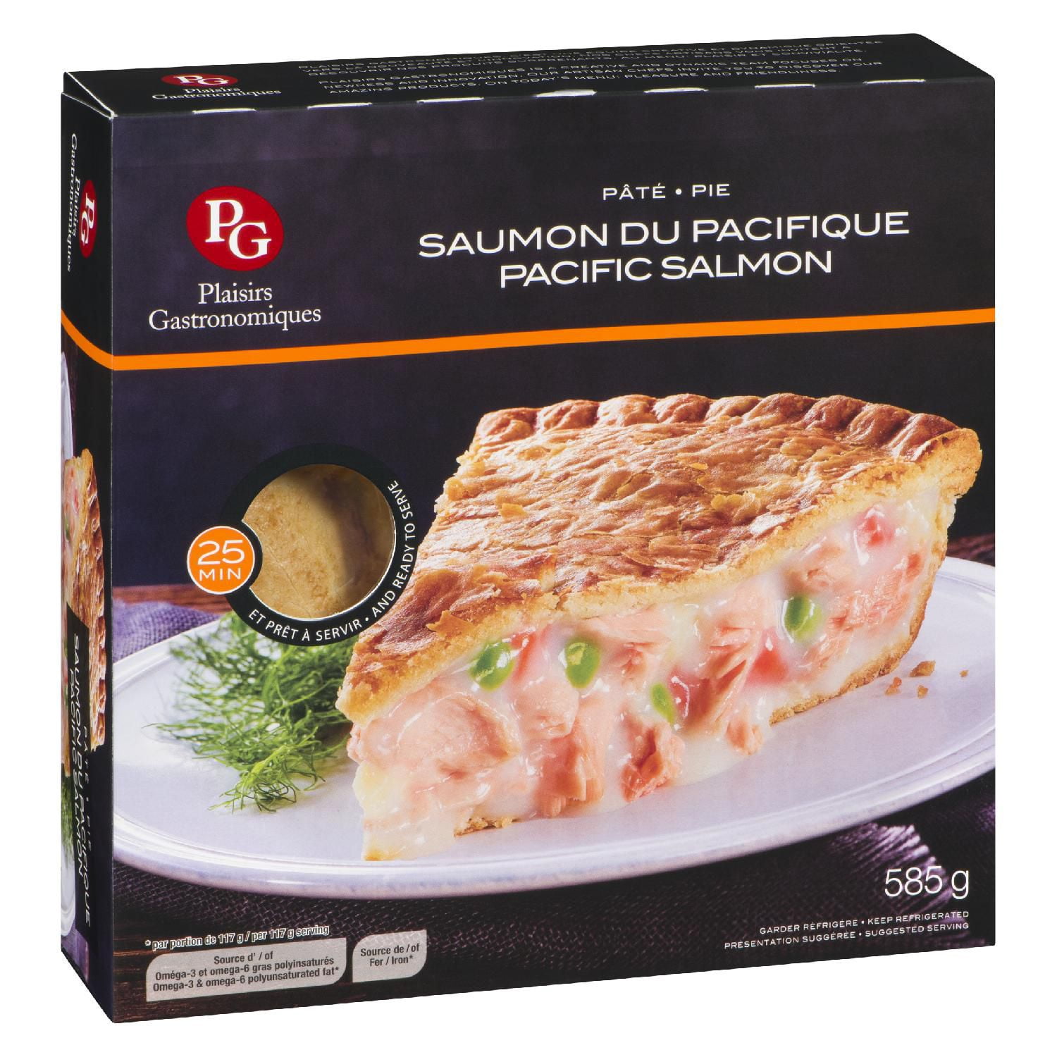 Plaisirs Gastronomiques Pacific salmon pie