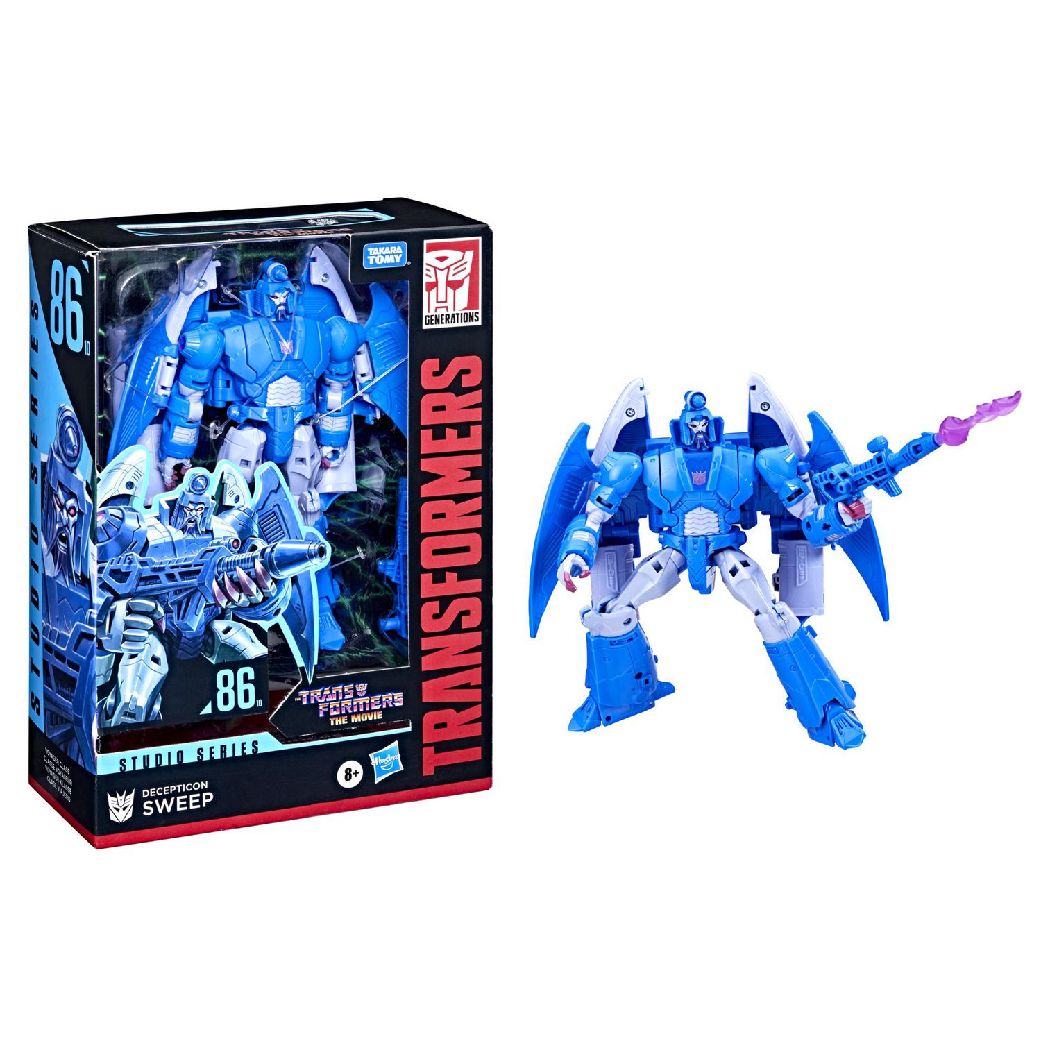 Transformers Toys Studio Series 86-10 Voyager Class The Transformers: The  Movie 1986 Decepticon Sweep Action Figure, Ages 8 and Up, 6.5-inch