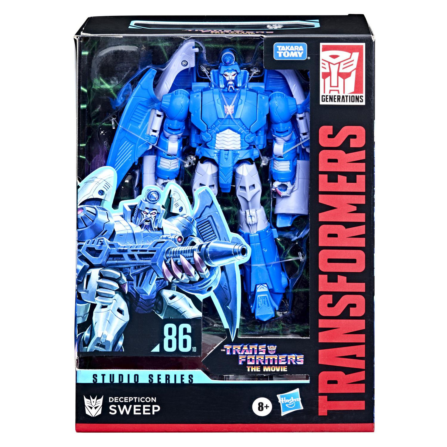 Transformers Toys Studio Series 86-10 Voyager Class The Transformers: The  Movie 1986 Decepticon Sweep Action Figure, Ages 8 and Up, 6.5-inch