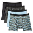 thumbnail image 1 of Athletic Works Men's Boxer Briefs 4-Pack, 1 of 1