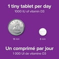 thumbnail image 4 of Webber Naturals Vitamin D3 1000 IU tablet Mega Size, 600ct, 4 of 8