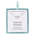 thumbnail image 2 of Luxury Designs Double Heart Interlocking Necklace, 2 of 2