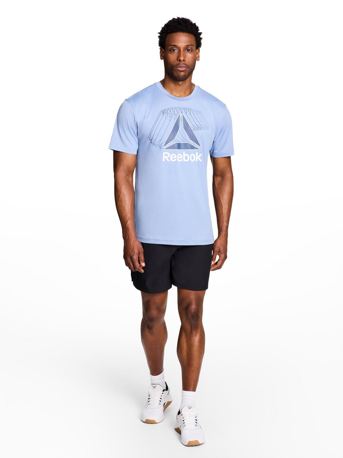 Reebok T-shirt graphique repeater pour homme Tailles S-XL