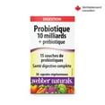 thumbnail image 2 of Webber Naturals Probiotique + prébiotique 10 milliards, 2 of 7