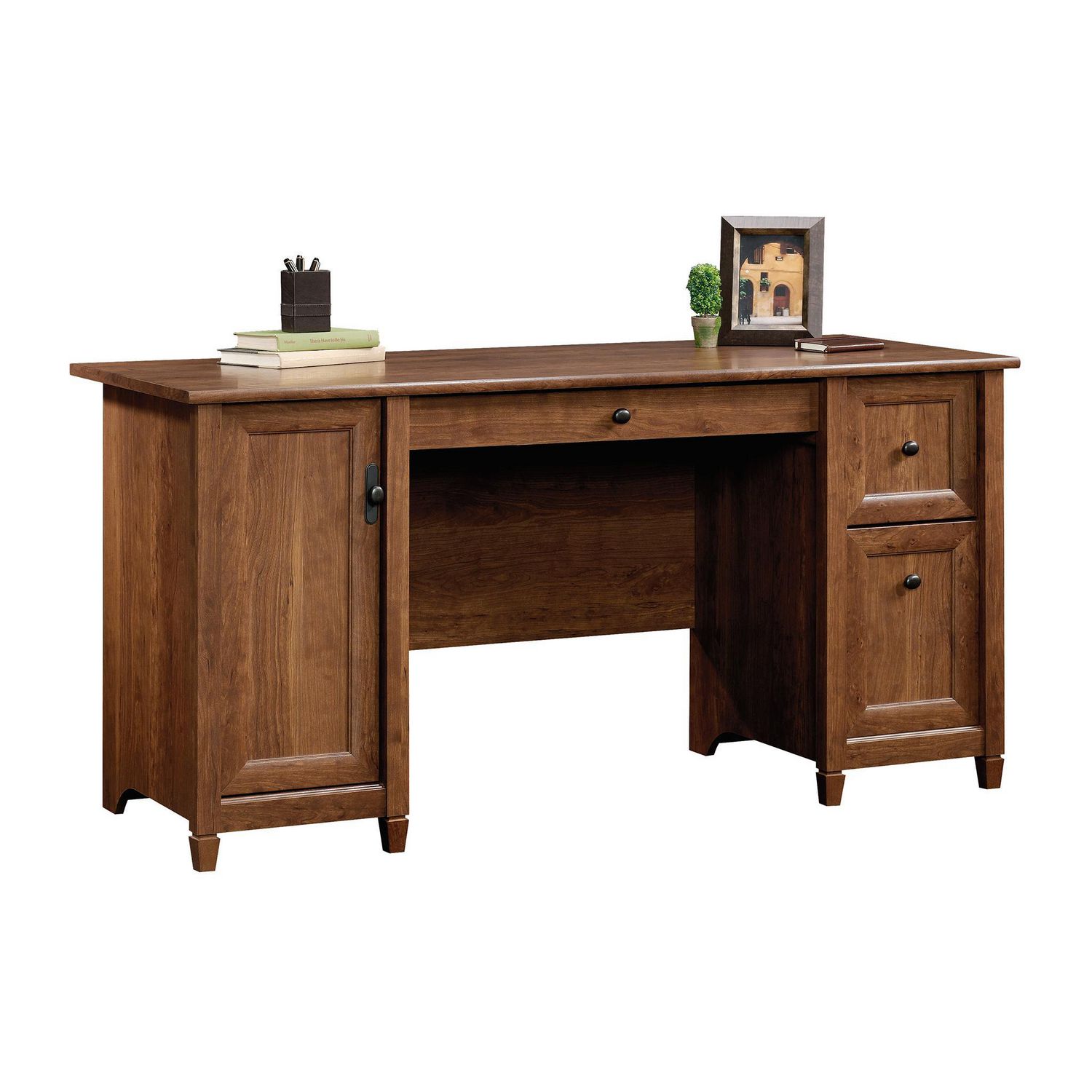 Sauder® Edge Water Collection Computer Desk, Auburn Cherry, 419395
