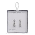 thumbnail image 2 of Luxury Designs Sterling Silver Crystal Tear Drop Earrings, 2 of 2