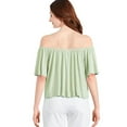 thumbnail image 3 of George Women's Off The Shoulder Tee, 3 of 6