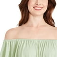 thumbnail image 4 of George Women's Off The Shoulder Tee, 4 of 6