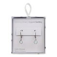 thumbnail image 2 of Luxury Designs Bezel set CZ Dangling Leverback Earrings, 2 of 2