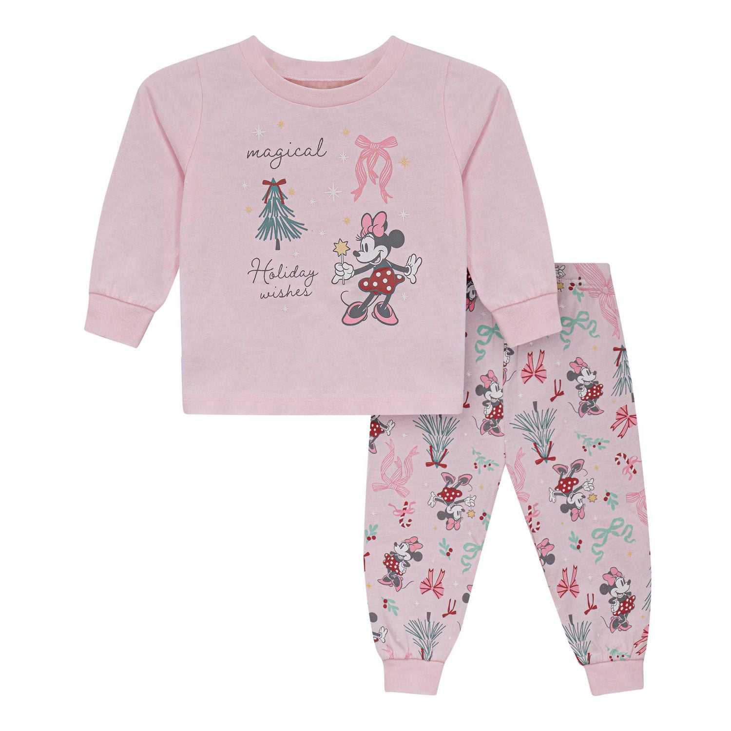 Disney Minnie Mouse Holiday Pajamas Set