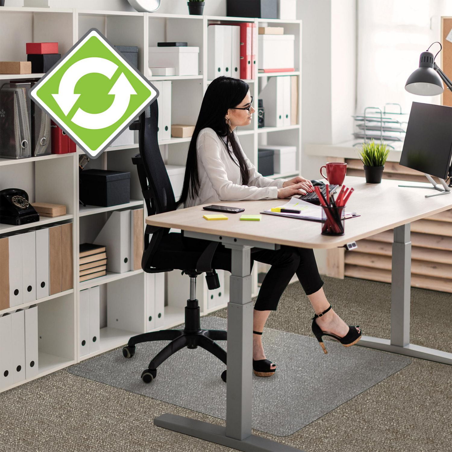 floortex ecotex chair mat for carpeted floors