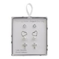 thumbnail image 2 of Luxury Designs Sterling Silver Set of 4 earrings, 2 of 2