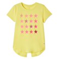thumbnail image 1 of Athletic Works Girls' Split Back Short Sleeve Tee, 1 of 2
