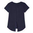 thumbnail image 2 of Athletic Works Girls' Split Back Short Sleeve Tee, 2 of 2