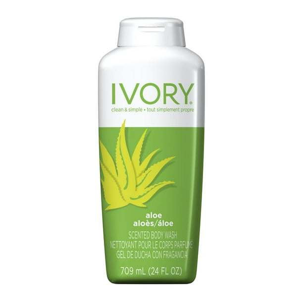 Ivory Nettoyant pour le corps Clean & Simple, aromatisé à l'aloès