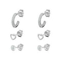thumbnail image 1 of Luxury Designs Set de 3 Goujons en Argent, 1 of 2