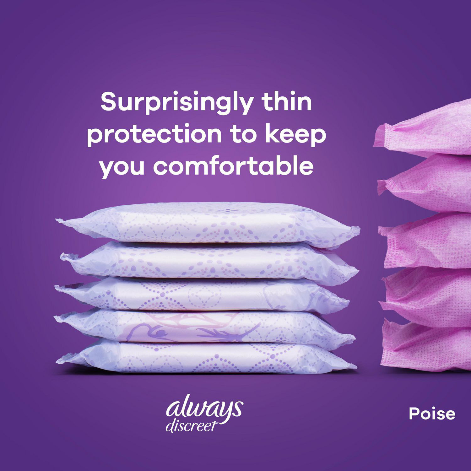 May your winter game be chic and your bladder leak protection strong.  with Always Discreet Boutique Incontinence Pads, bladder leaks…
