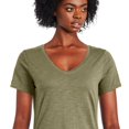 thumbnail image 1 of George Women's Core Slub V-Neckline Tee, 1 of 6