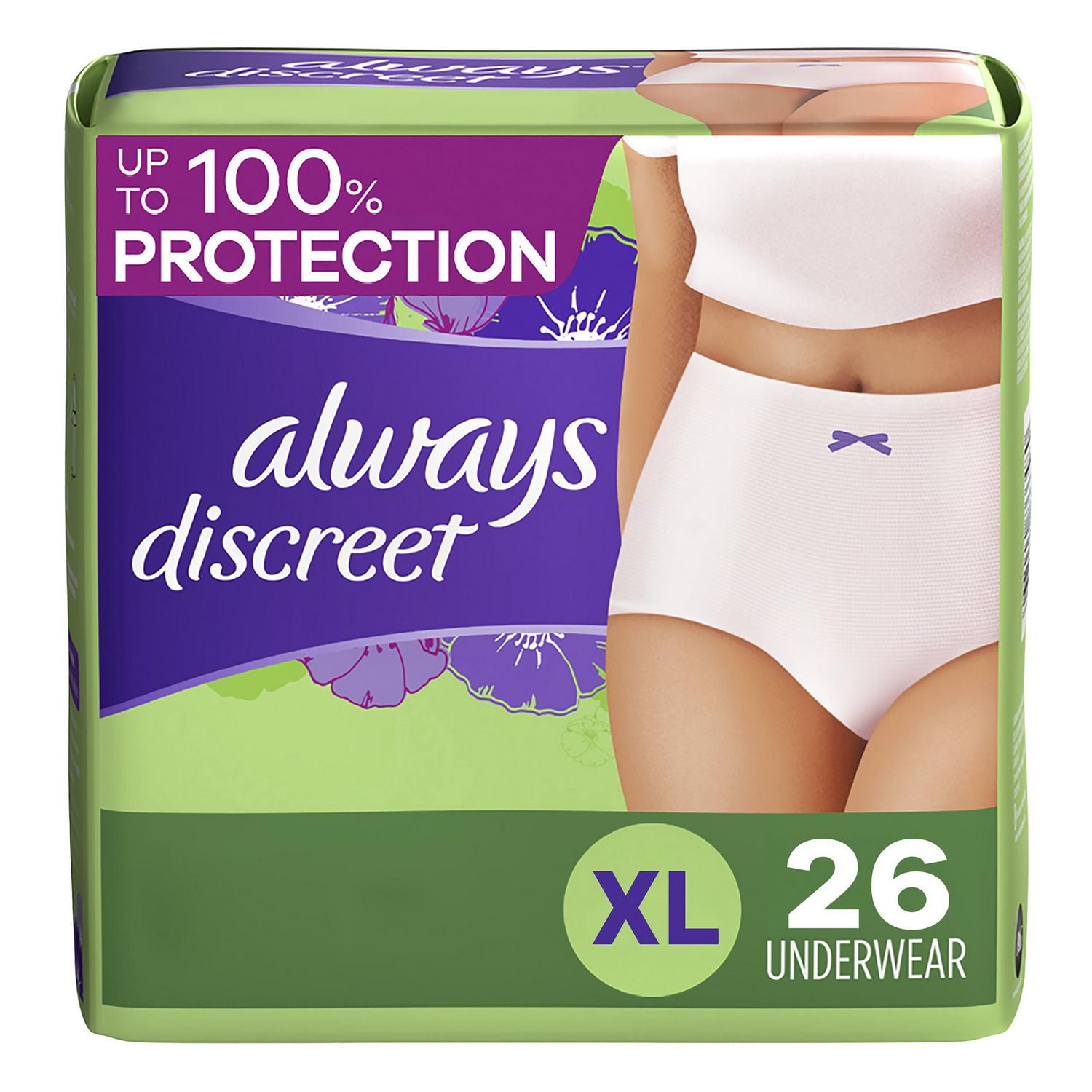 Always Discreet Incontinence & Postpartum Underwear for Women, Maximum  (Choose Y