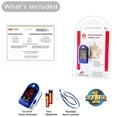 thumbnail image 2 of ToronTek H50 pulse oximeter measuring SPO2 and pulse rate, 2 of 5