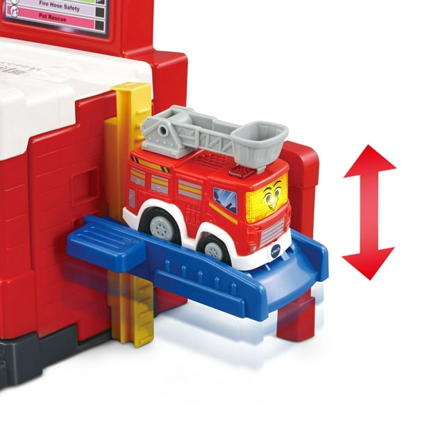 Tram jouet - frottement conduit - rouge avec blanc - 47x7x8.5 cm