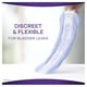 Serviettes d’incontinence longues Always Discreet, protection maximale – image 5 sur 7