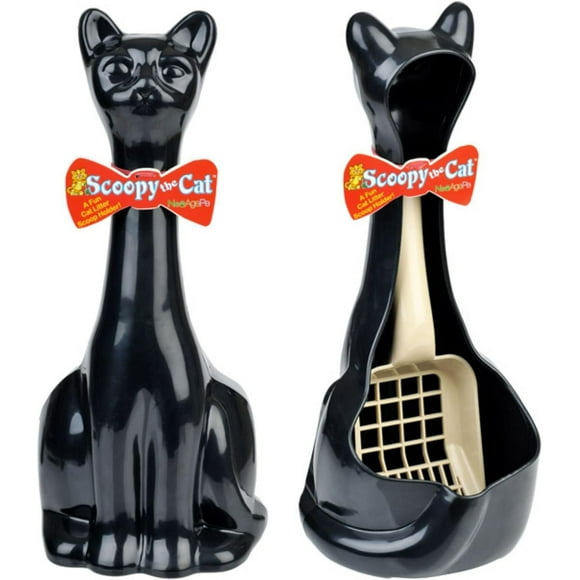 New Age Scoopy The Litter Scoop And Holder Black