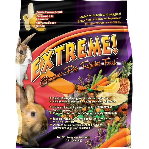 Alimentation gourmet pour lapins de compagnie d'Extreme! - banane frais