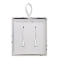 thumbnail image 2 of Luxury Designs Sterling Silver Tear Drop Bar Earrings, 2 of 2