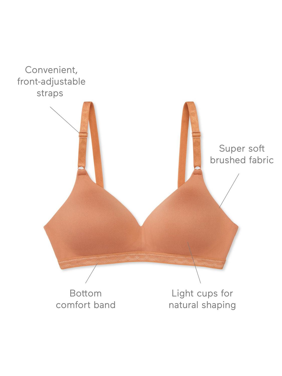 Soutien gorge sans armatures Warner's Cloud 9 (RM1691E) Tailles 34B à 38D