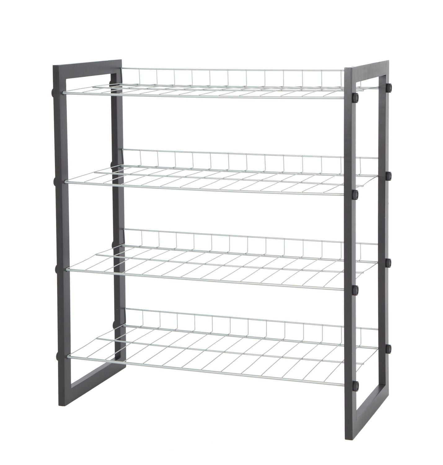 Mainstays 4 tier hot sale customizable shoe rack